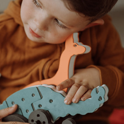 BAKOBA Dra-Cro-Saurus – byggsats i mjukt skum