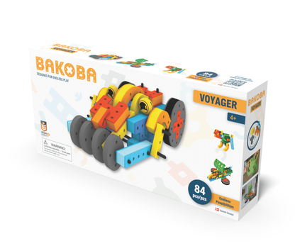BAKOBA Voyager – byggsats i mjukt skum (84 delar)