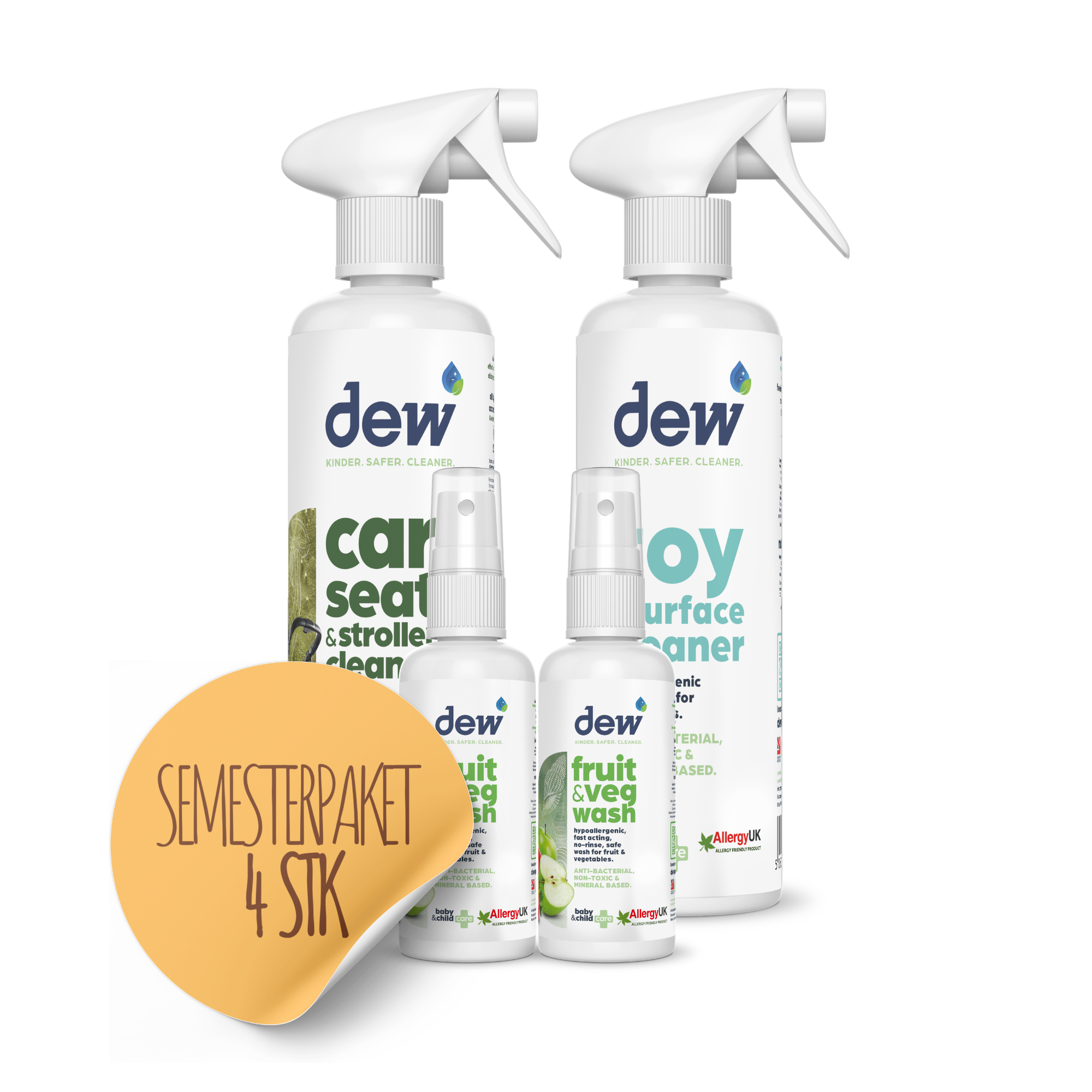 DEW Semesterpaket – Praktisk rengöring för hela familjen på resan