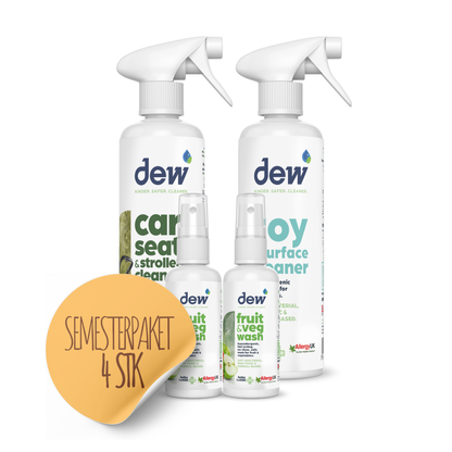 DEW Semesterpaket – Praktisk rengöring för hela familjen på resan