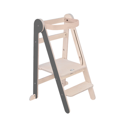 Tower Fold – Flexibel, hopfällbar kökshjälp, grå