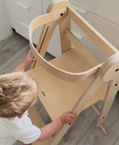 Tower Fold – Flexibel, hopfällbar kökshjälp, natur